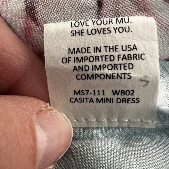 Show Me Your Mumu Casita Mini Dress Floral Off The Shoulder Wildflower Breeze XS - Picture 9 of 9